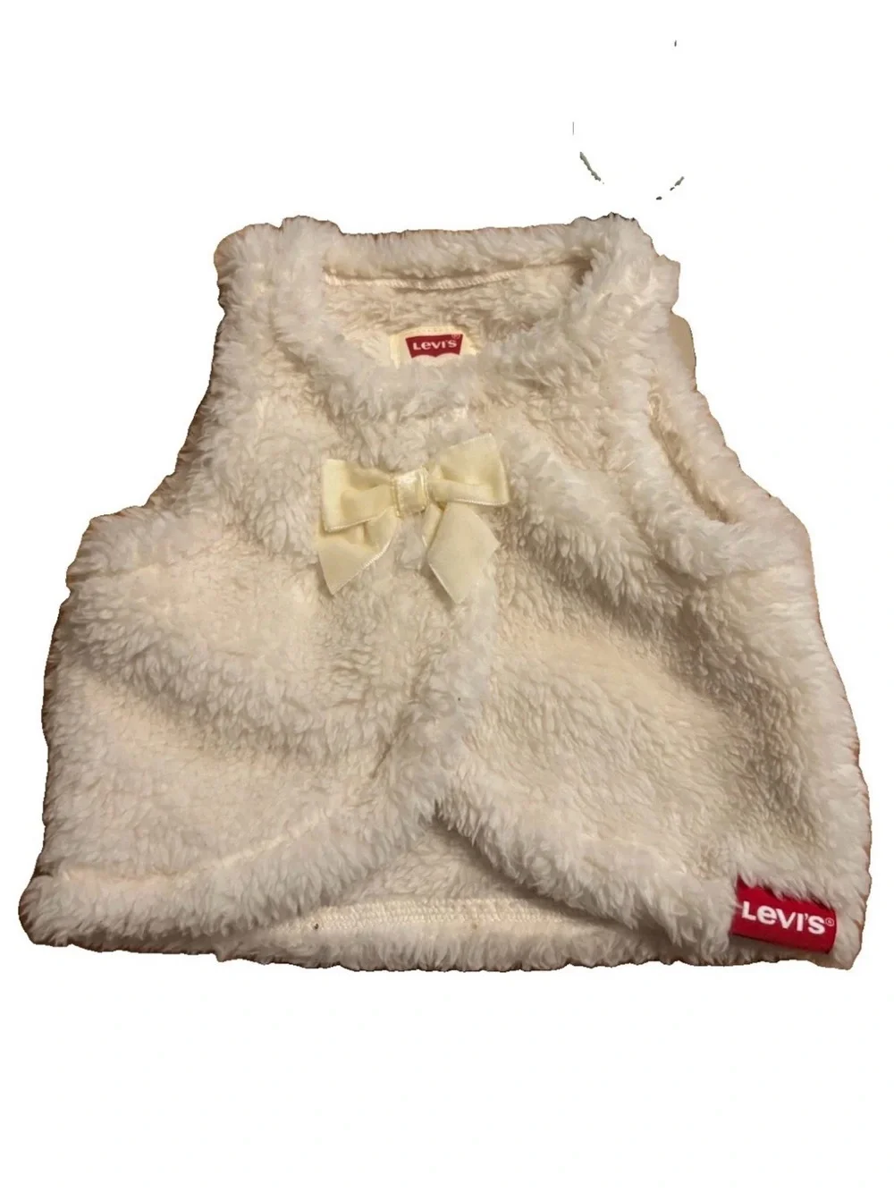 Levi's Baby Girls' 3-Piece Green Bodysuit, Cream Vest & Navy Leggings Set - 6M